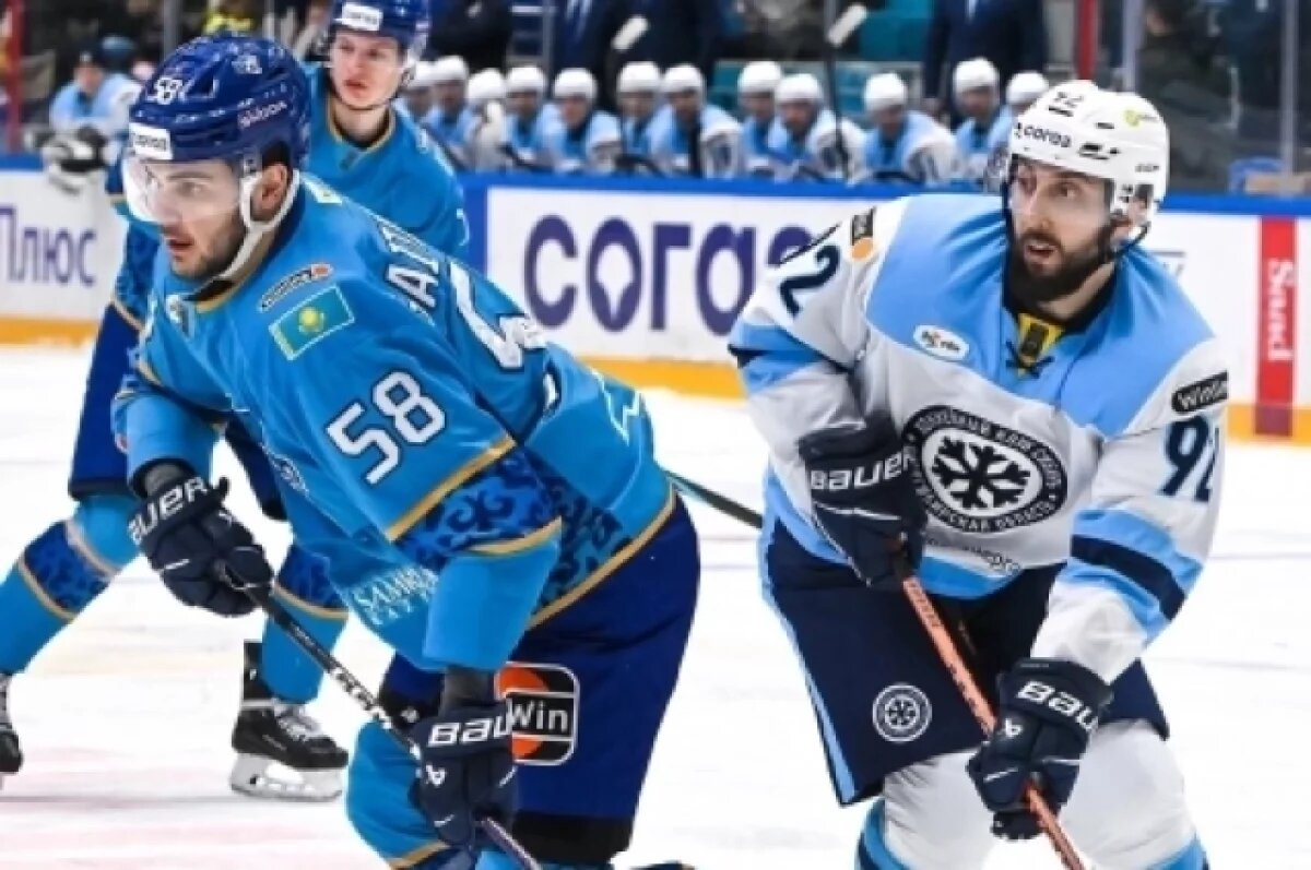    «Всухую»: новосибирский ХК «Сибирь» обыграл ХК «Барыс» на выезде