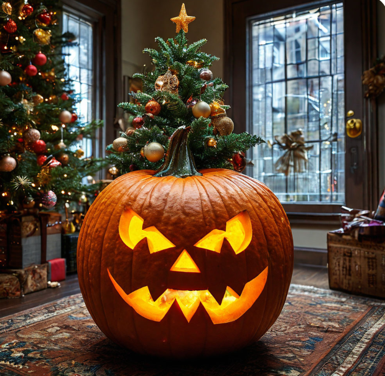 Цели под ёлочкой превращаются в тыкву? 