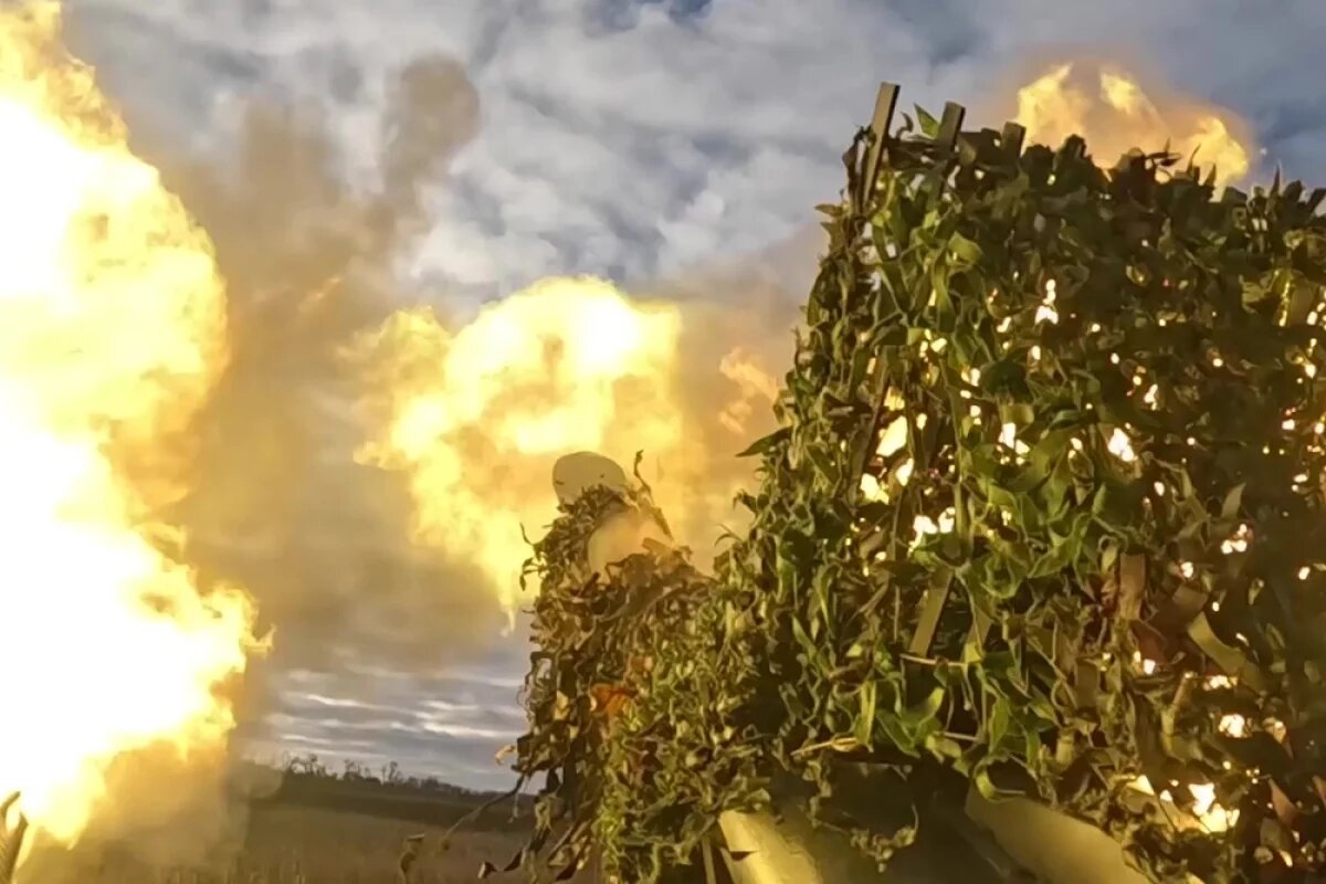    Артиллеристы уничтожили опорный пункт ВСУ на красноармейском участке