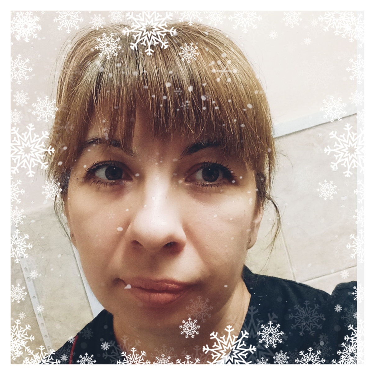 Пусть хотя бы снежинки будут на фото