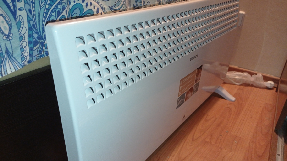 Проверяю работоспособность обогревателя