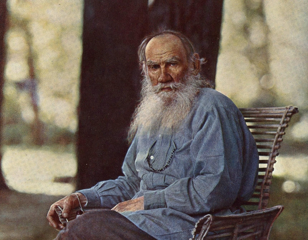 Толстой в Ясной Поляне, 1908 год. Фото Сергея Прокудина-Горского