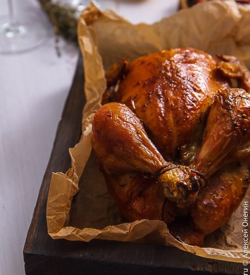 Просто курица в духовке