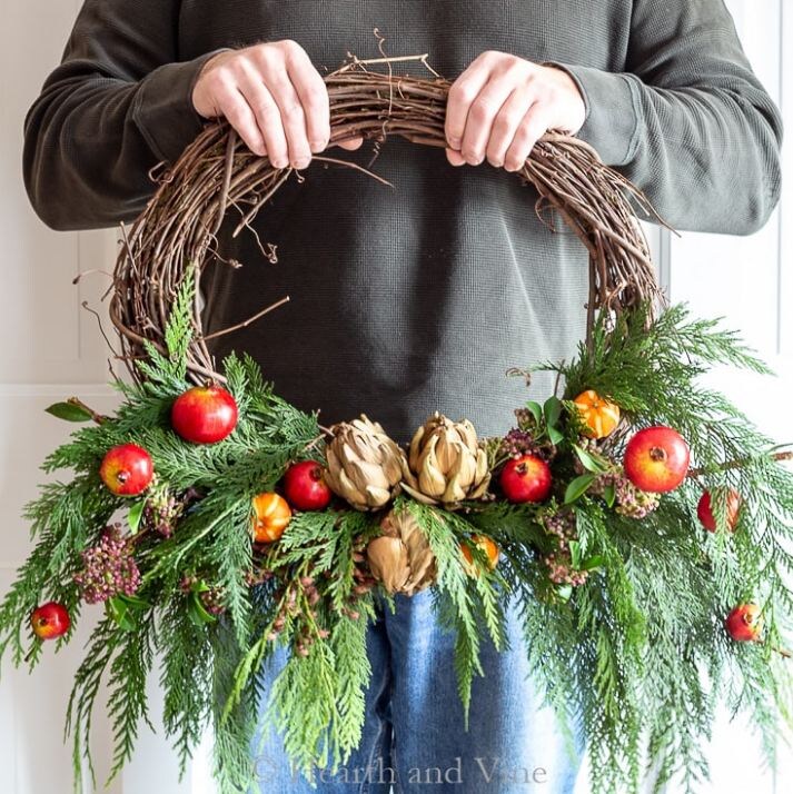    Богатый венок от Патти   
Источник: by Patti Estep 