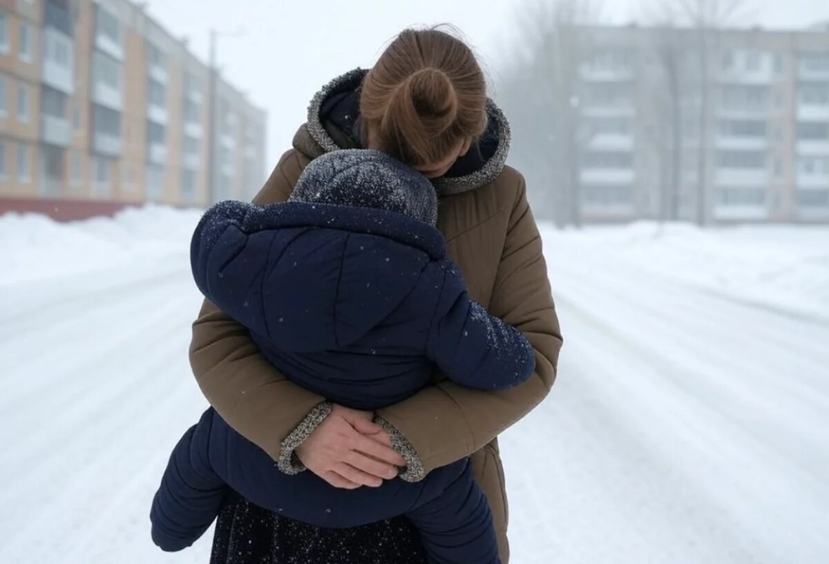    Замерзающую мать с младенцем спас от гибели росгвардеец из ЕАО
