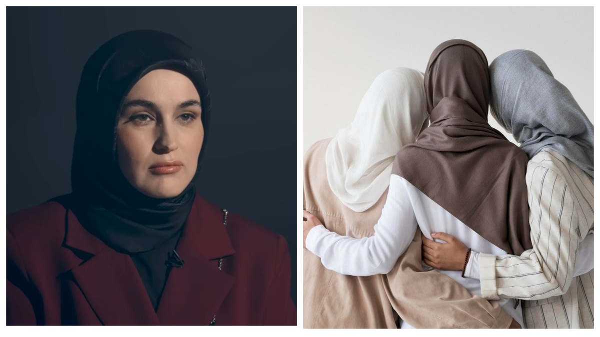 Патимат Расулова во время интервью на канале Саши Сулим 