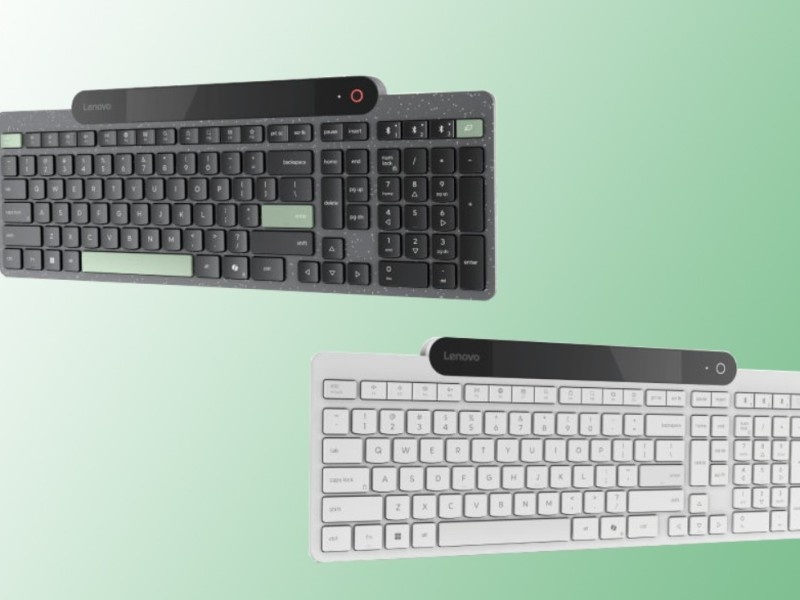    Lenovo выпустит ИИ-набор для путешествий и клавиатуру с солнечной панелью