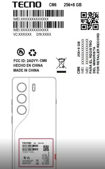    Дизайн TECNO CAMON 40 Pro 4G показали на официальном изображении