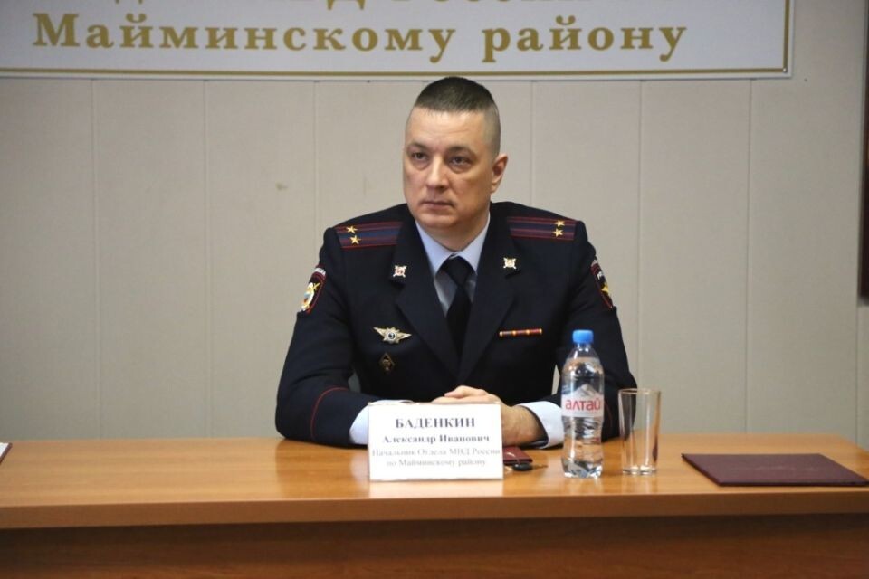    Новый начальник Майминского района. Источник: ГУ МВД по РА