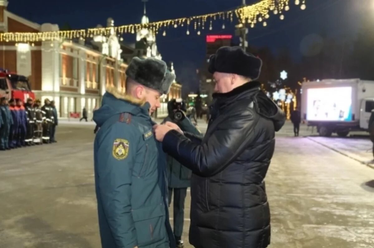    «Дело храбрых»: губернатор Новосибирской области поздравил спасателей