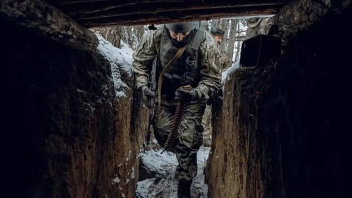    Украинский военнослужащий.