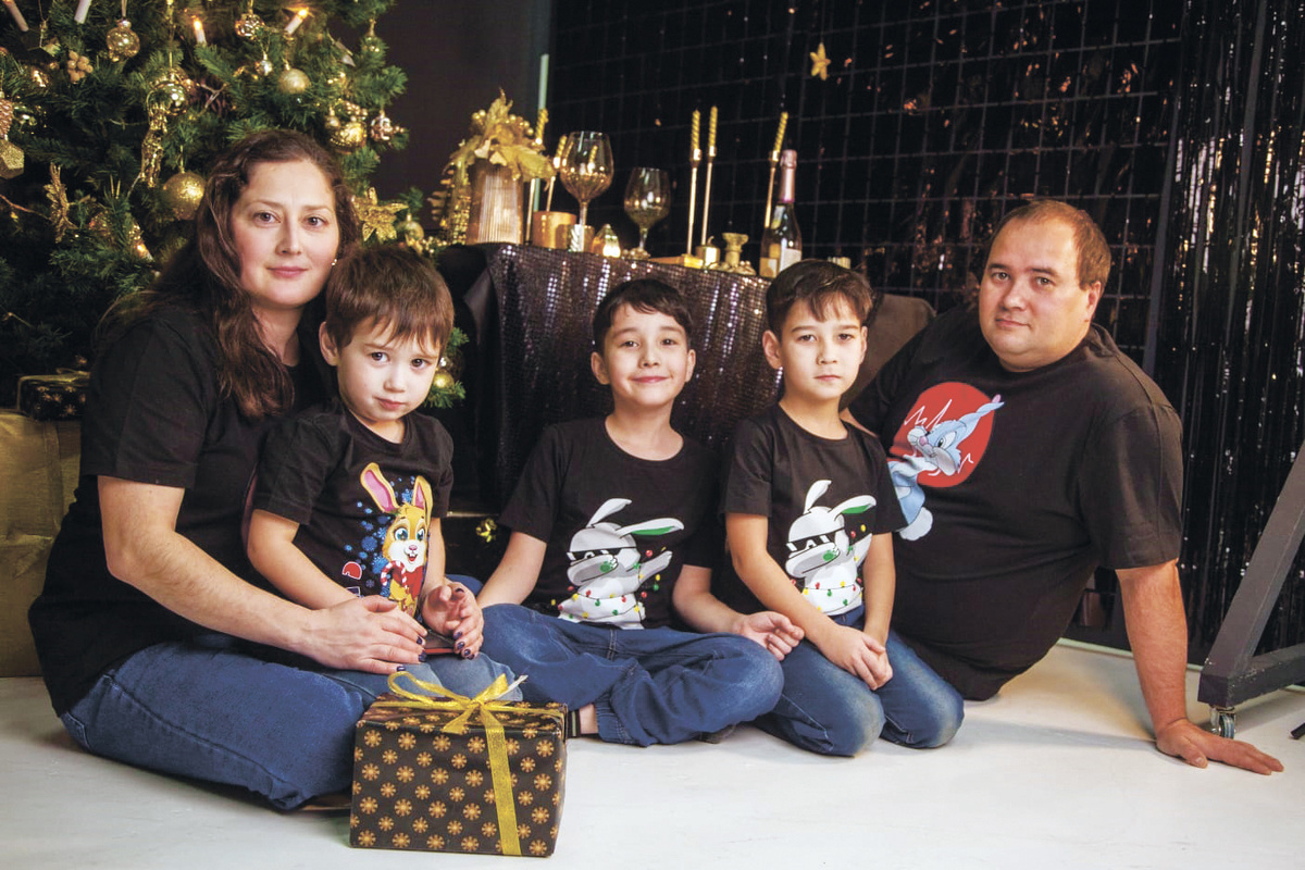 Семья Габдулхакимовых из Уфы. Фото из личного архива семьи Габдулхакимовых