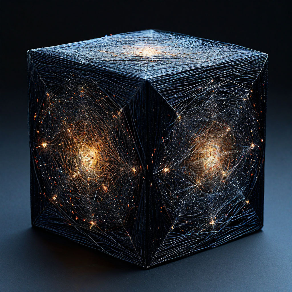 Коллаж "Одновременники" Образный вид вселенной (космоса)