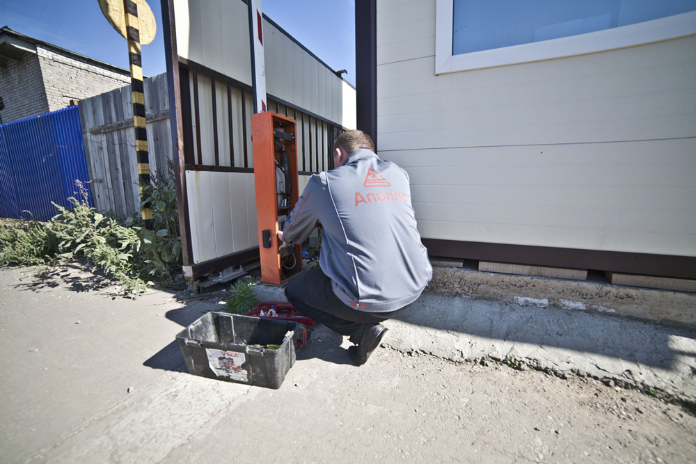 Обслуживание шлагбаума