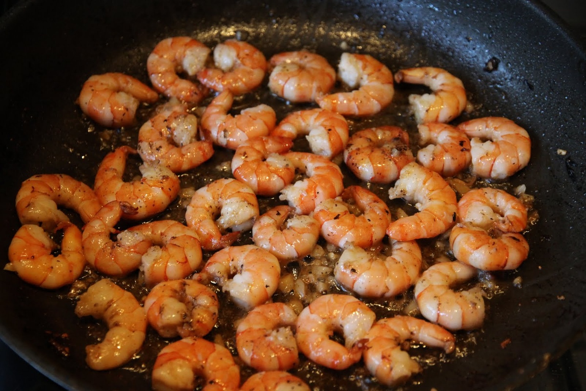 Подготовка креветок 