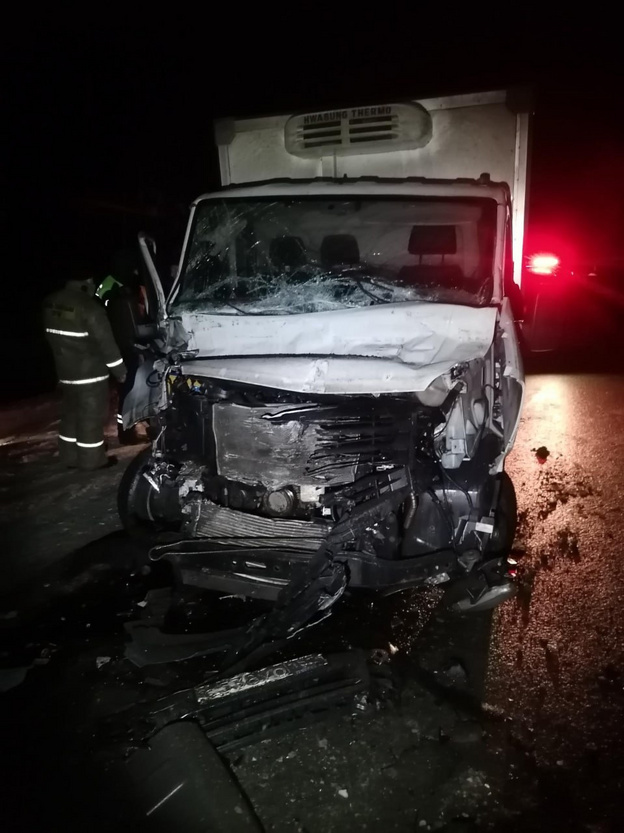    В Белохолуницком районе столкнулись ГАЗ и «Ивеко Стралис»