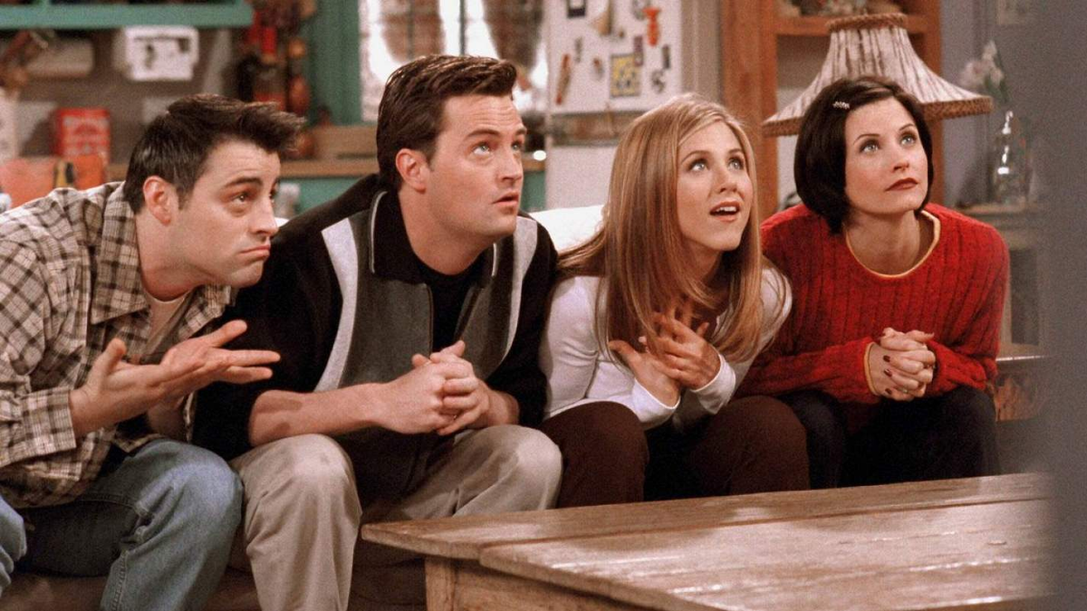Кадр из телесериала "Друзья" 
