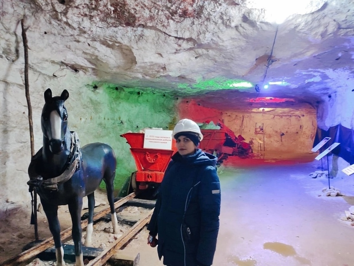    В музее горного дела, геологии и спелеологии