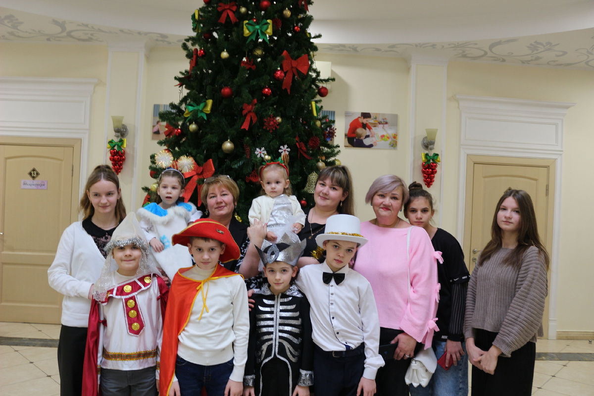 Новогодний праздник в Детской деревне "Виктория"