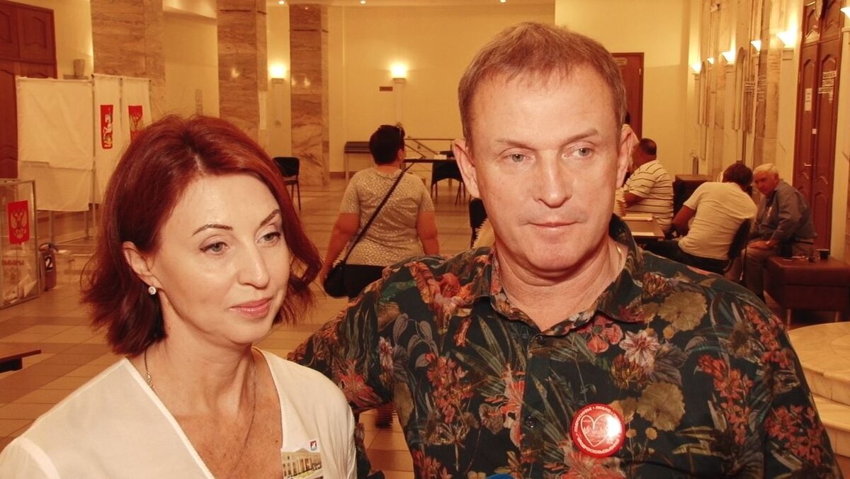Наталья Сенчукова и её супруг Виктор Рыбин