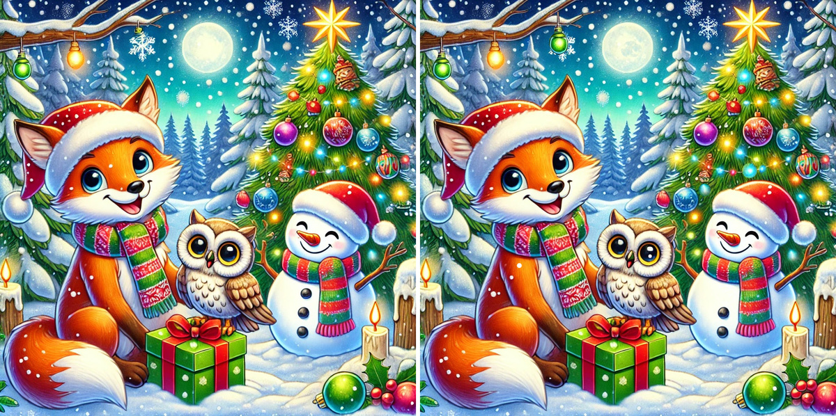 Тест на внимательность: сможете ли вы найти все 10 отличий?