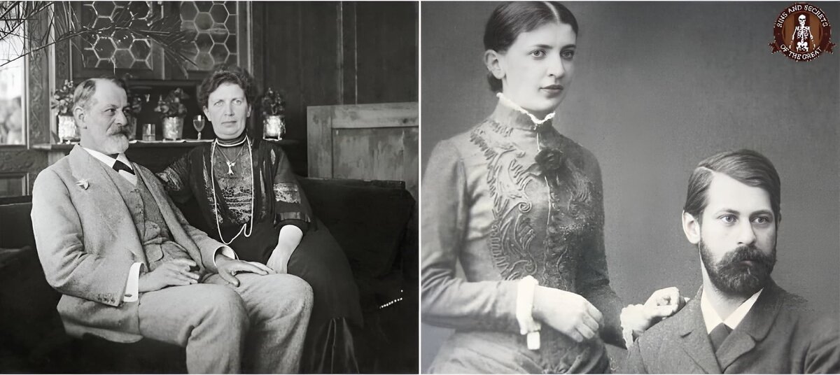 Зигмунд Фрейд и Марте Бернейс