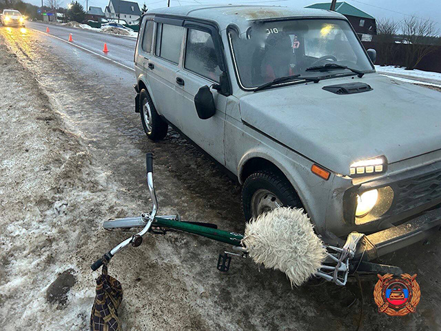 Пожилой велосипедист с тяжелыми травмами доставлен в больницу Тверской области