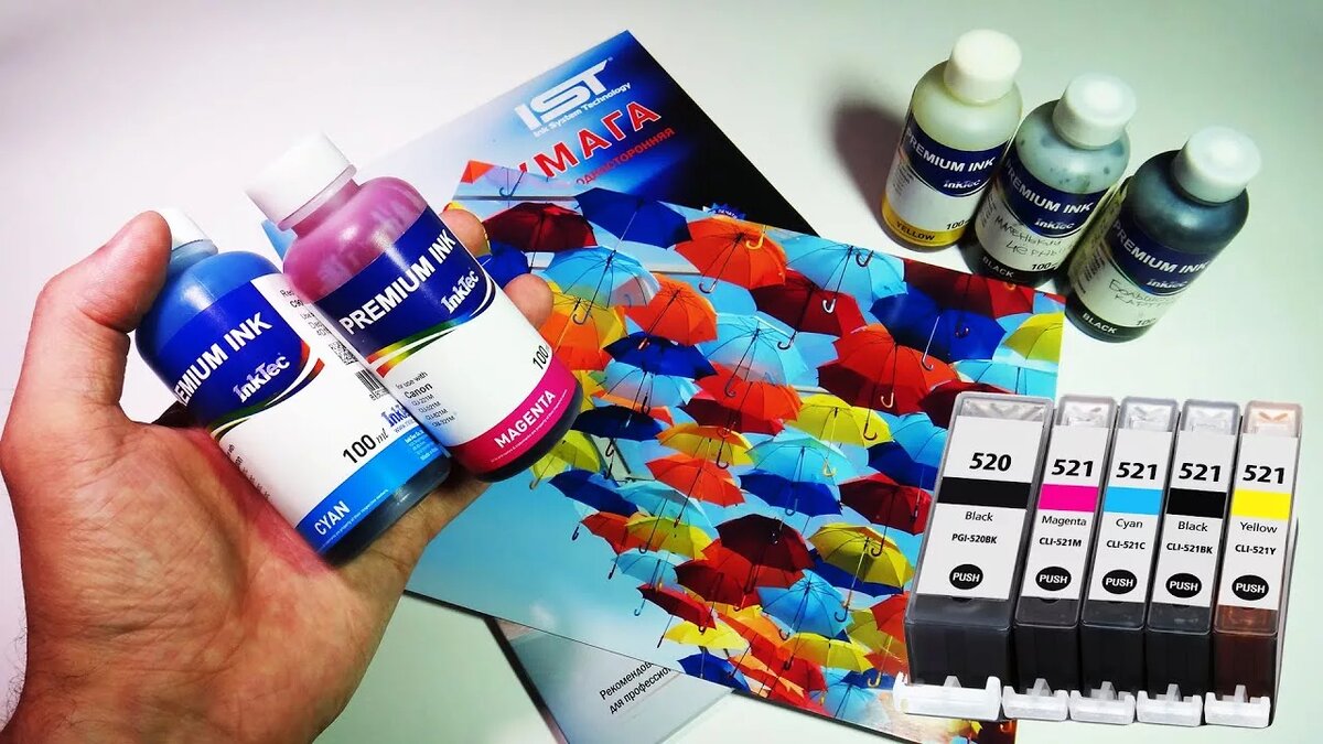 Сублимационные и пигментные чернила: в чём разница