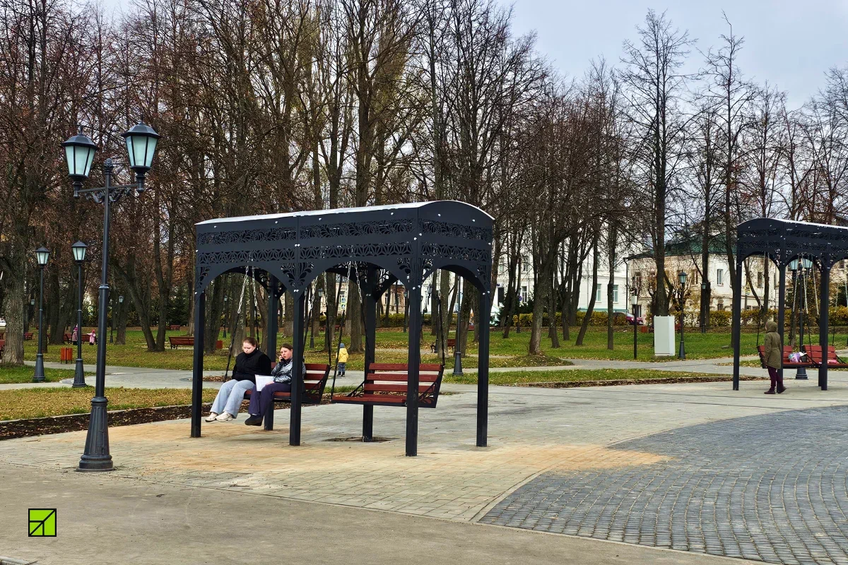 Обновленный сквер им. Я. Свердлова в Костроме