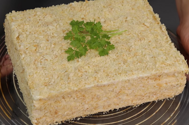 Закусочный торт «Наполеон»