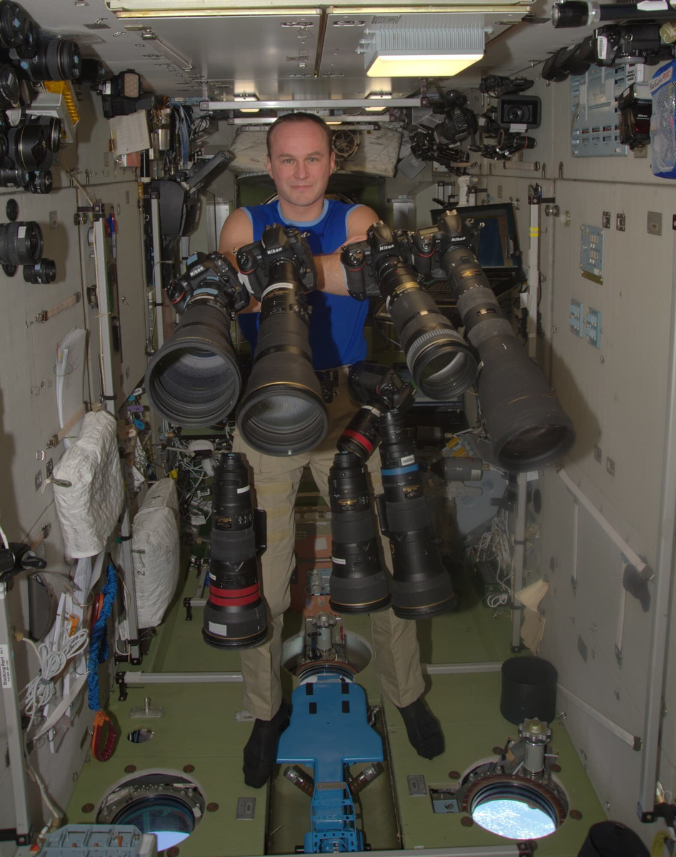 Космонавт Сергей Рязанский на МКС