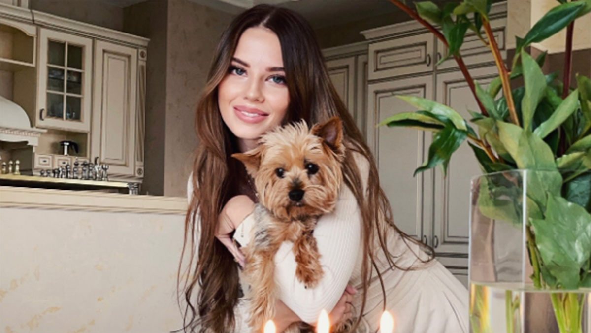 Лиана Шульгина со своим домашним питомцем. Фото: соцсети Лианы Шульгиной