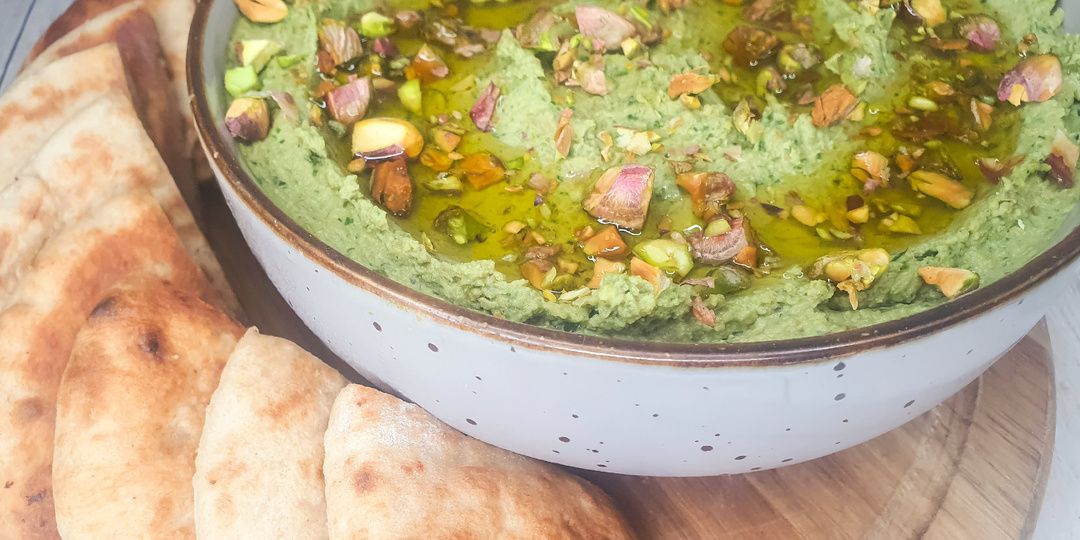 Фисташковый хумус. Известная закуска в оригинальном исполнении