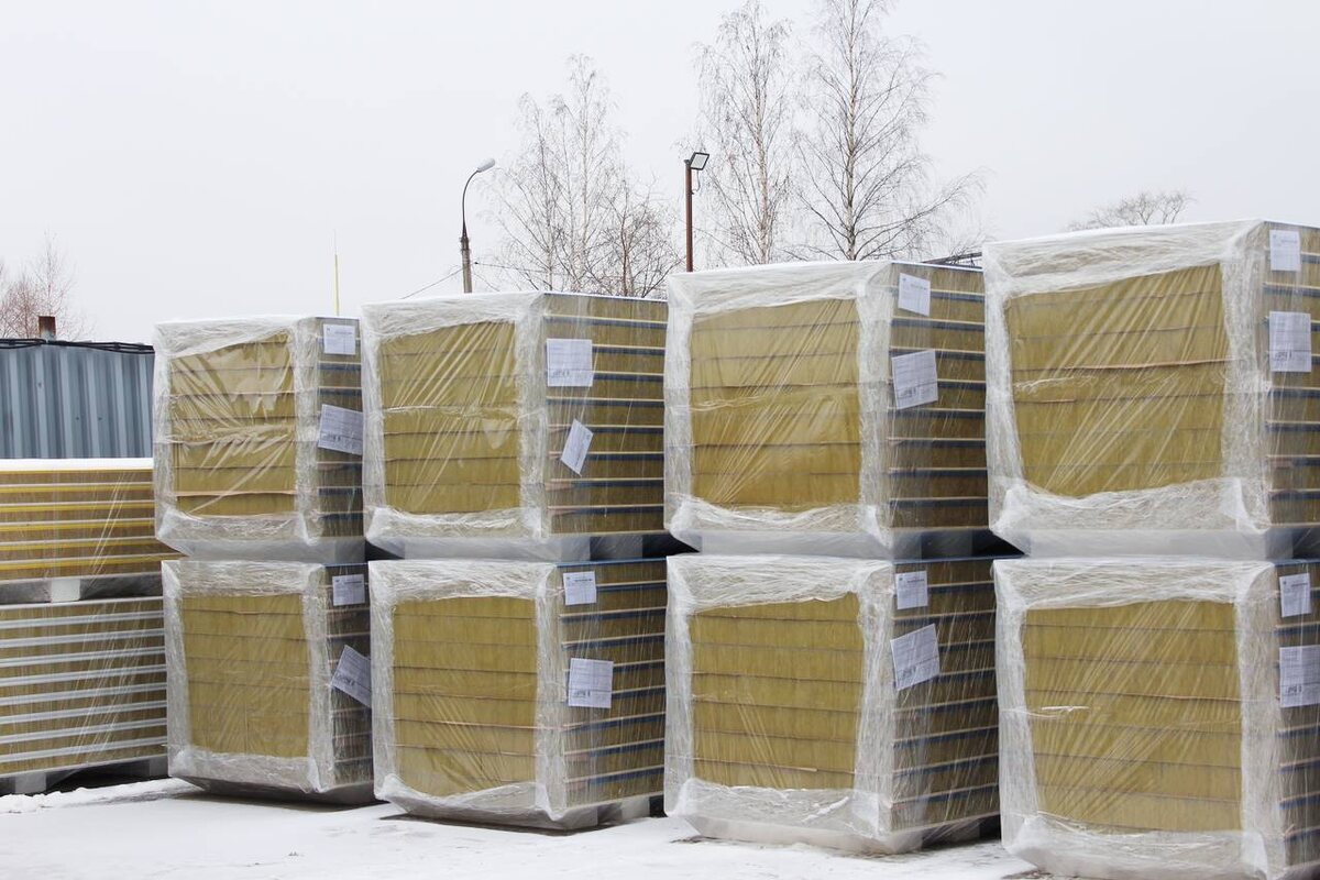 Стеновые сэндвич-панели "КАСПАН"