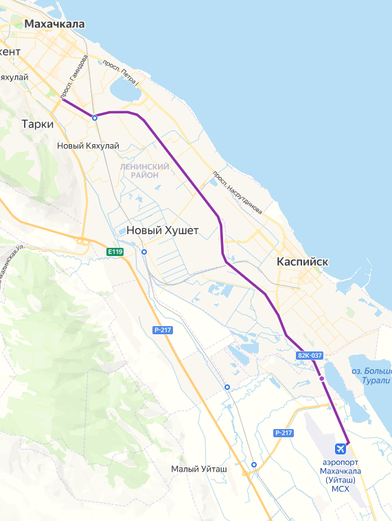 Схема 187 автобуса