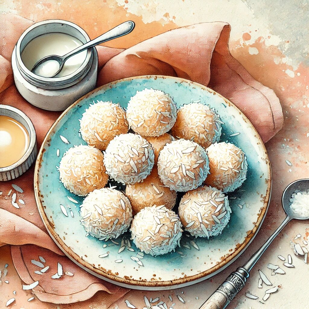 Творожные шарики с кокосом