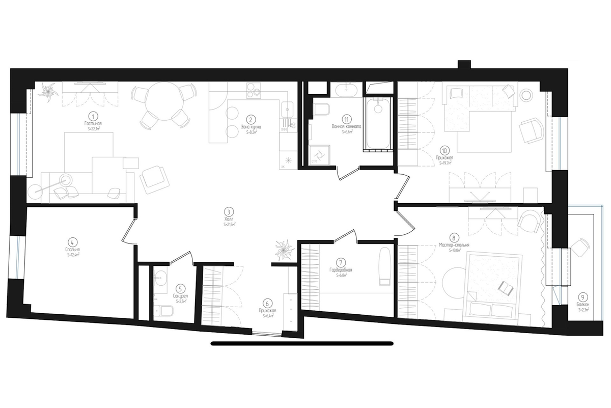 Планировочное решение
