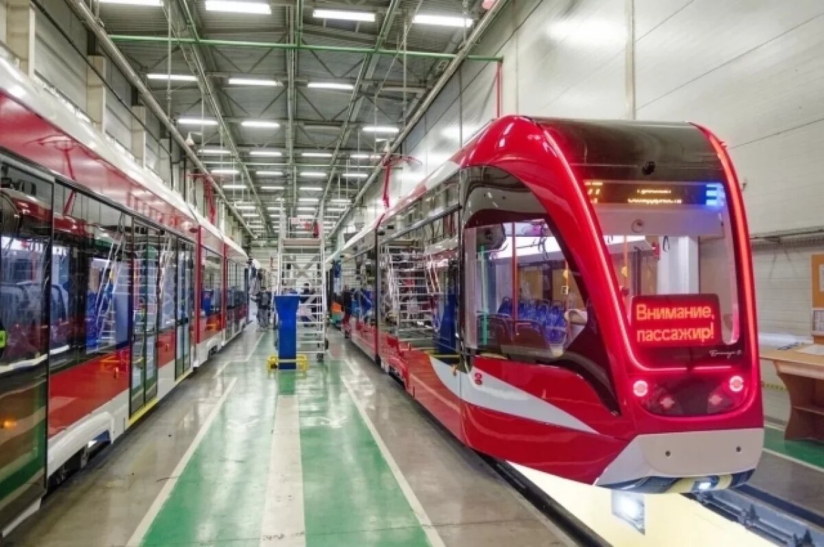    В Самару скоро прибудут три новых трехсекционных трамвая «Витязь М»