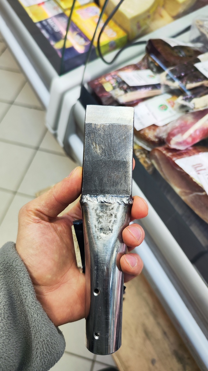 трубка из нержавеющей стали, жало из рессоры 