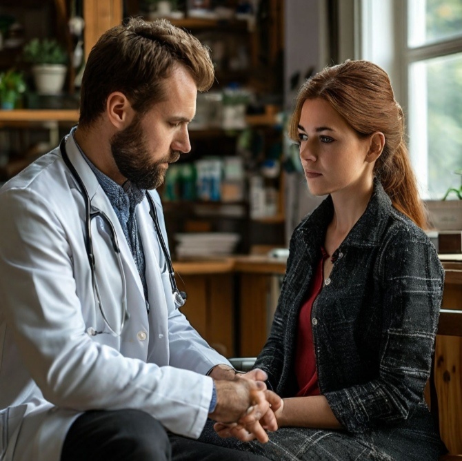 Вика у доктора 