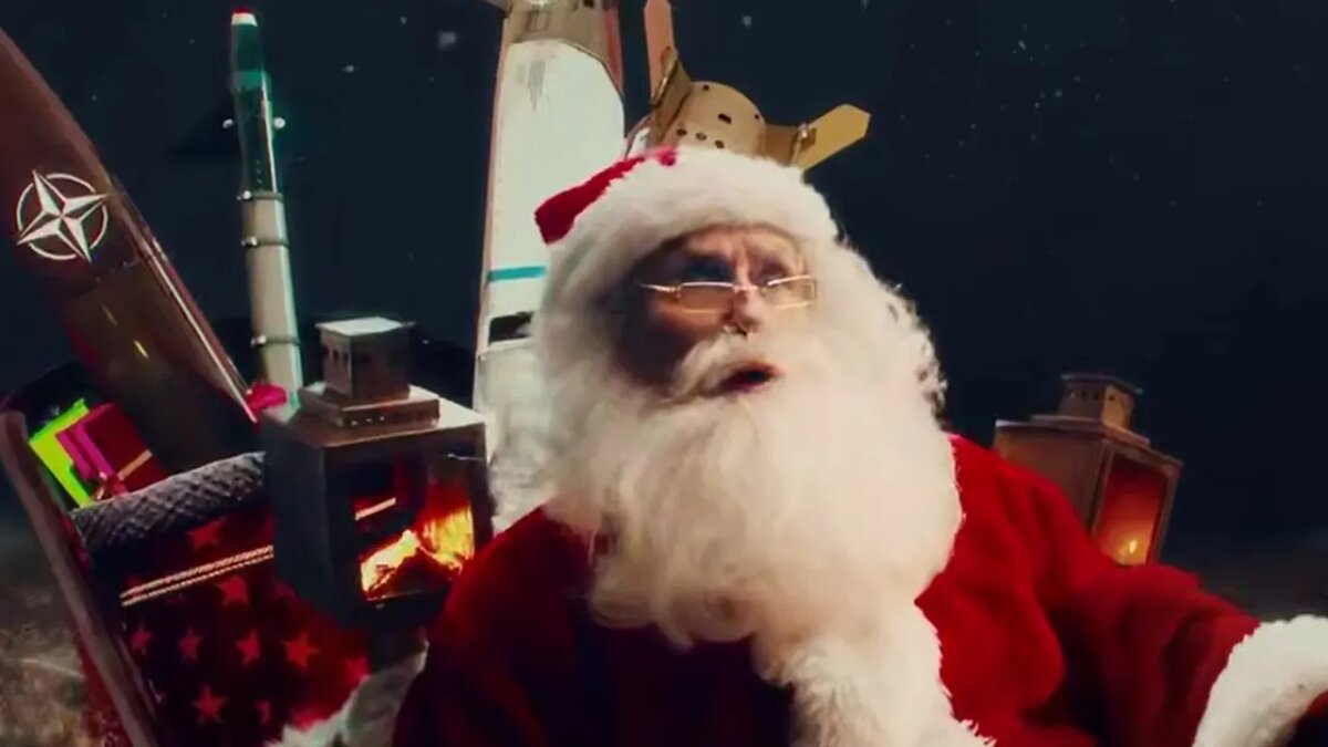    Санта-Клаус, кадр из видео.