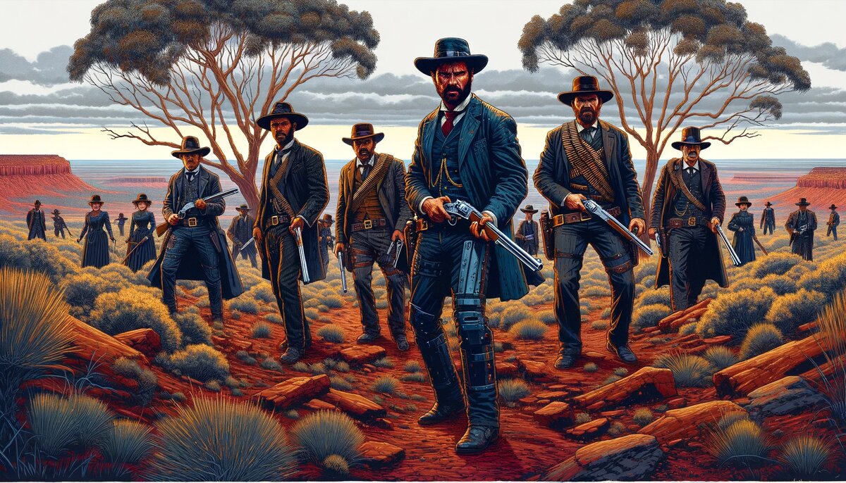 "Банда Нэда Келли в австралийской глубинке"