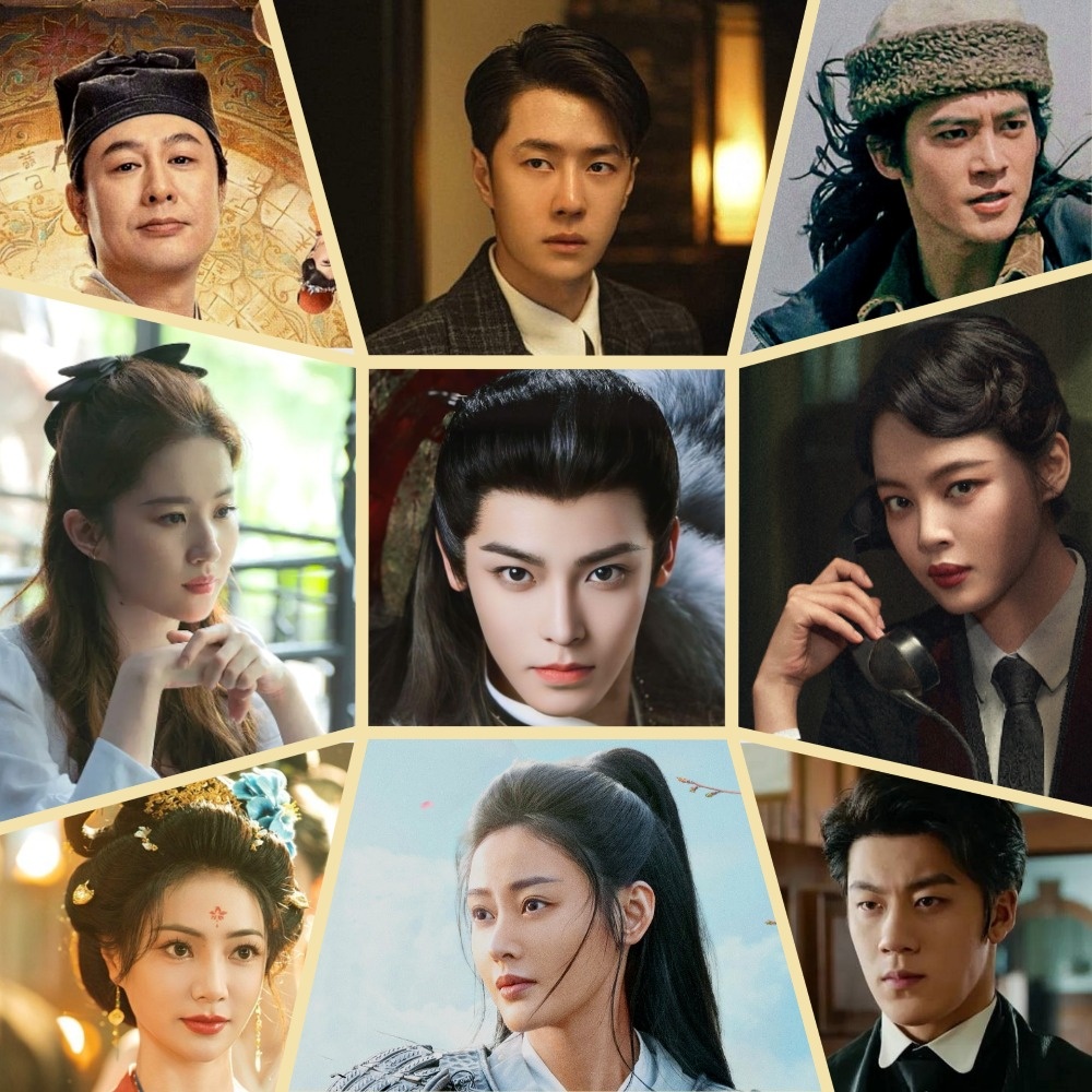 Прекрасные персонажи китайских сериалов 2024 года