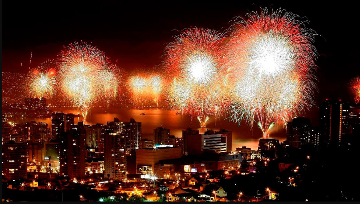 Рождественский салют в Аргентине. Фото из открытых источников. 