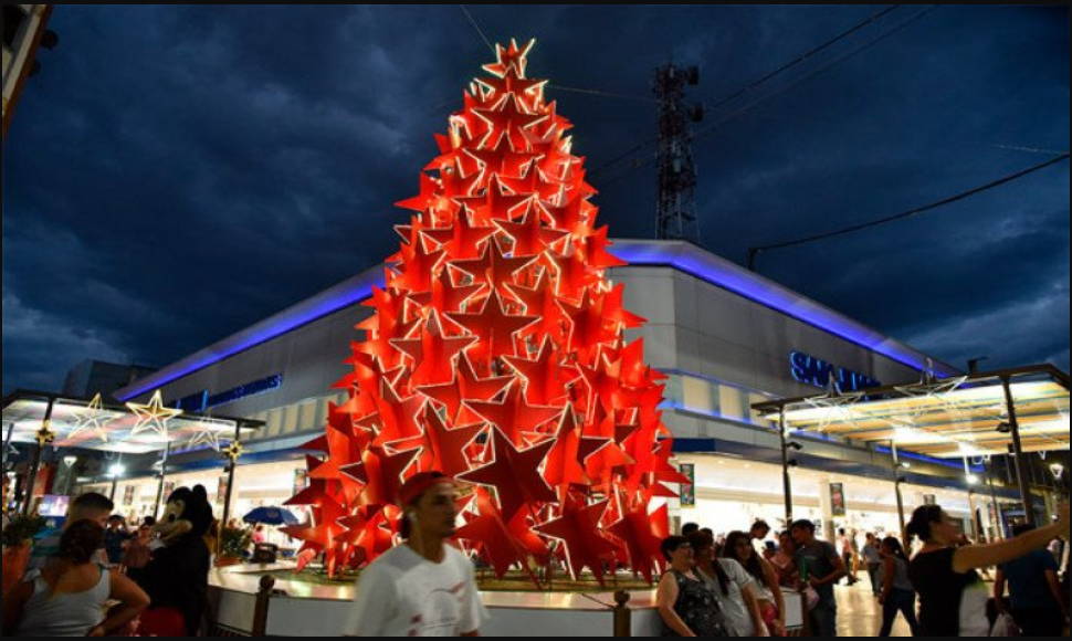 Каждый год с приближением новогодних праздников тукуманцы спешат к знаменитой елке, расположенной на перекрестке пешеходных улиц Mendoza и Muñecas, чтобы сделать памятное фото и вспомнить прожитый год. Фото из открытых источников. 
