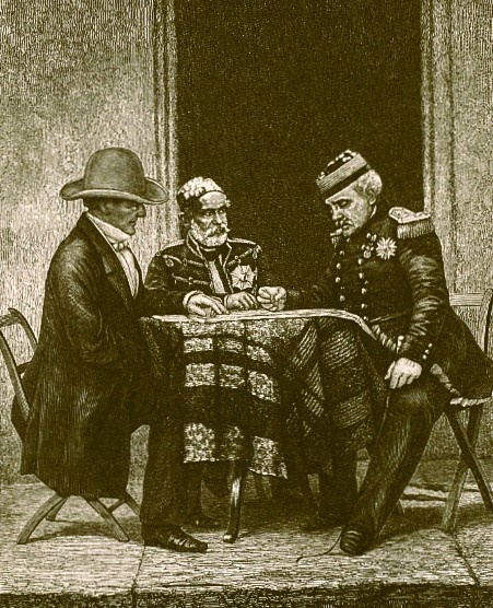 Лорд Реглан, Омер-паша и Пелисье (Крымская война 1855 год)