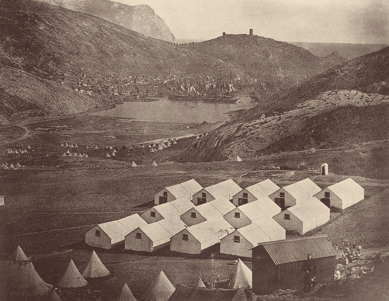 Английский лагерь у Балаклавы. 1855 год