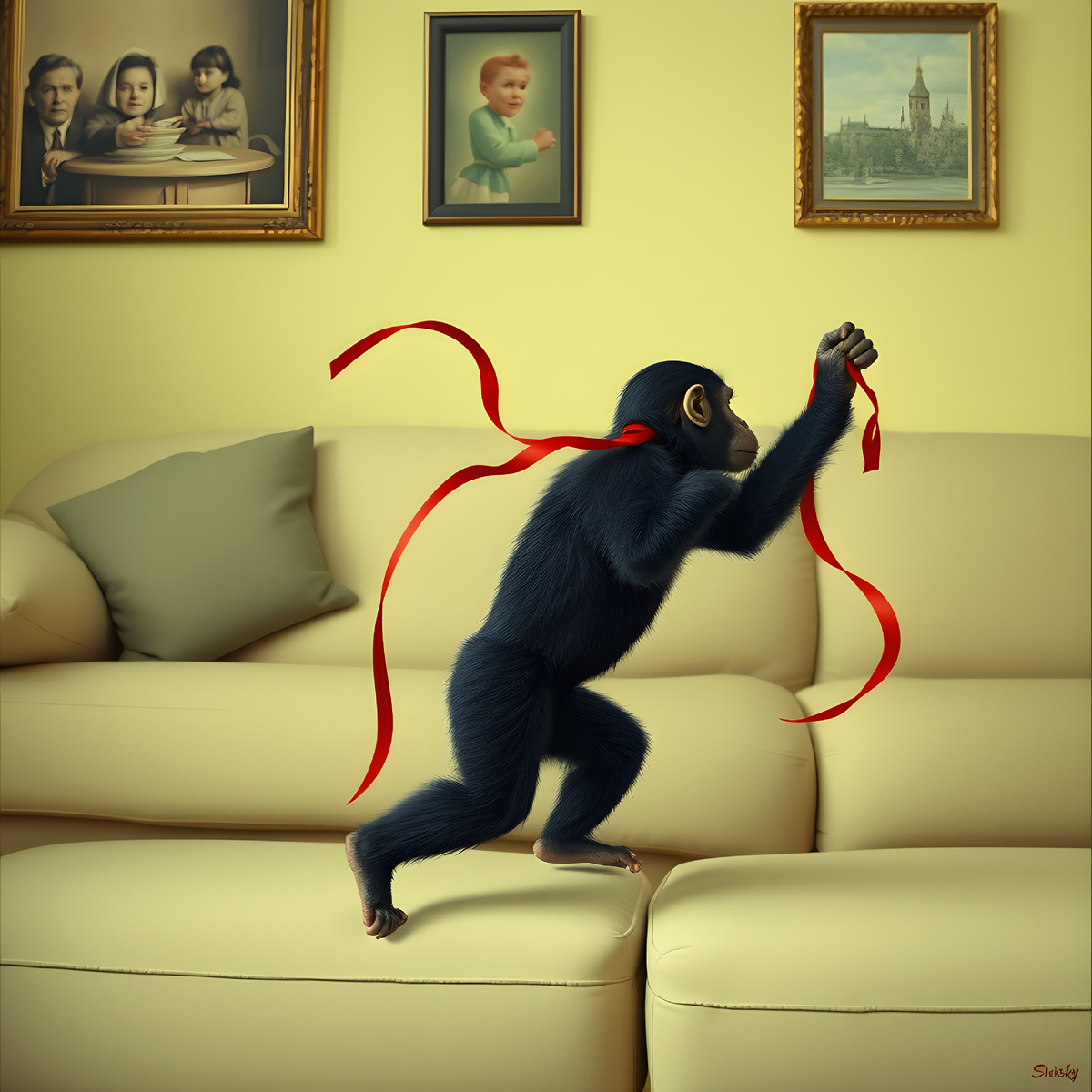 Так увидел Читу ИИ. Красавица.