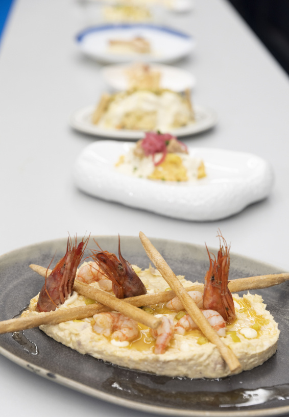 Заготовки на конкурсе «VII Национального Чемпионата по Русскому салату» EFE в Испании