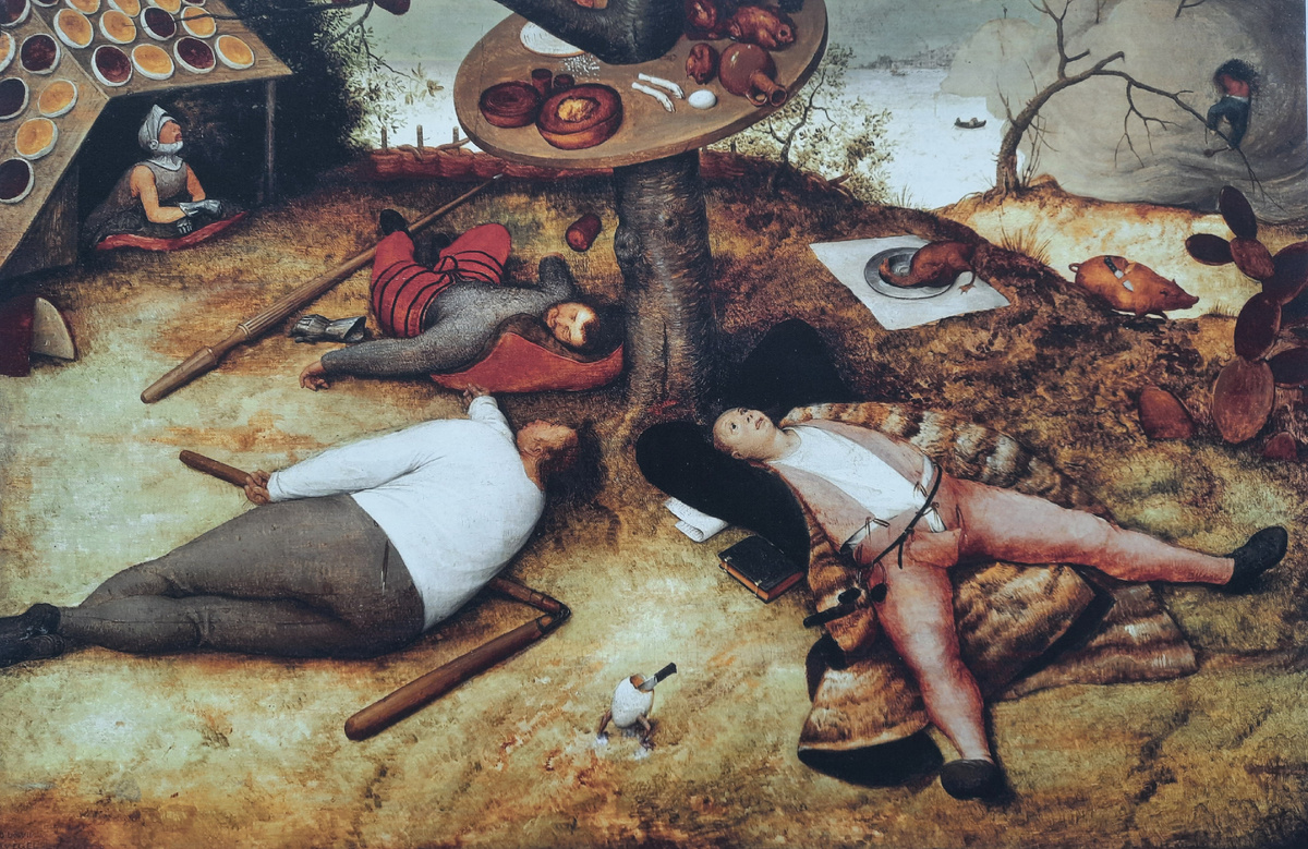 ,,Страна лентяев,,.1567г ( 51.5 х  78,3 ) Старая Пинакотека. Мюнхен.